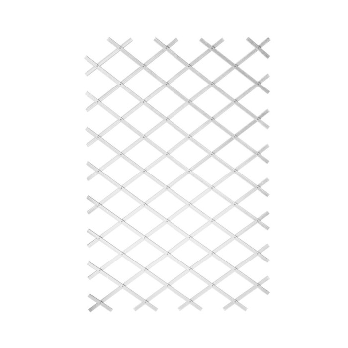 Nature Palissade de jardin 100 x 200 cm PVC Blanc