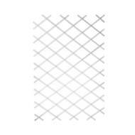 Nature Palissade de jardin 100 x 200 cm PVC Blanc