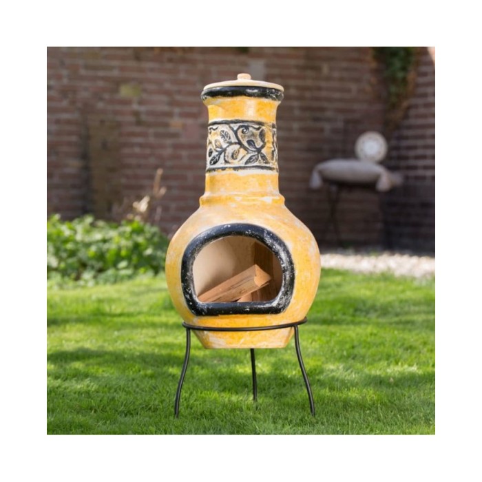 RedFire Cheminée Soledad Argile Jaune / Noir 86035