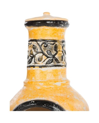 RedFire Cheminée Soledad Argile Jaune / Noir 86035