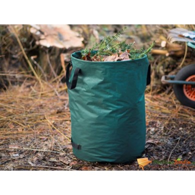 Nature Sac poubelle de jardin Rond 240 L Vert