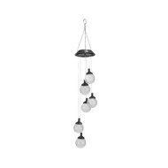 HI Lampe LED solaire Verre craquelé 6 ampoules