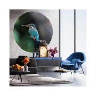 WallArt Papier peint cercle The Kingfisher 190 cm