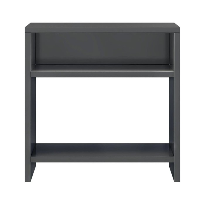 Table de chevet Gris brillant 40 x 30 x 40 cm Aggloméré 