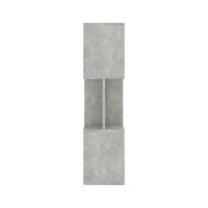 Bibliothèque/Séparateur de pièce Gris béton 80x24x96 cm 