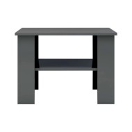 Table basse Gris brillant 60 x 60 x 42 cm Aggloméré  