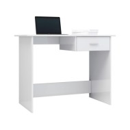 Bureau Blanc brillant 100 x 50 x 76 cm Aggloméré