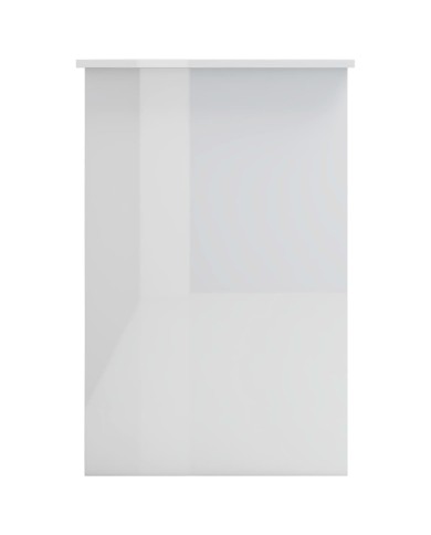 Bureau Blanc brillant 100 x 50 x 76 cm Aggloméré