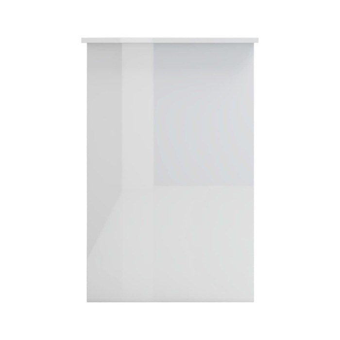 Bureau Blanc brillant 100 x 50 x 76 cm Aggloméré