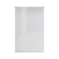 Bureau Blanc brillant 100 x 50 x 76 cm Aggloméré