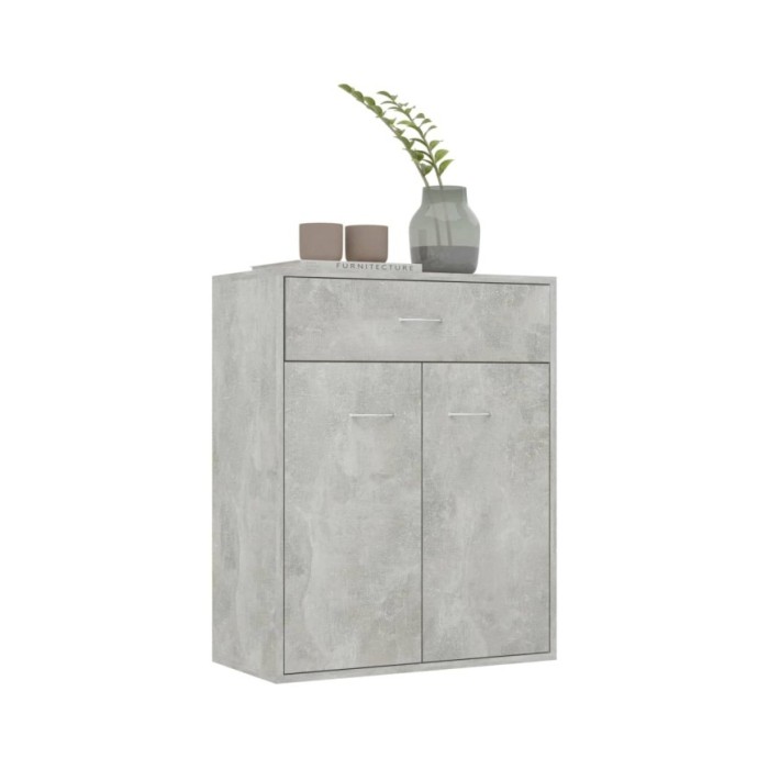 Buffet Gris béton 60 x 30 x 75 cm Aggloméré