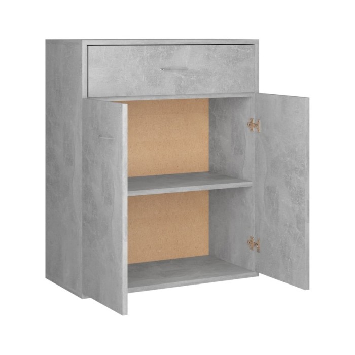 Buffet Gris béton 60 x 30 x 75 cm Aggloméré