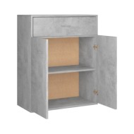 Buffet Gris béton 60 x 30 x 75 cm Aggloméré