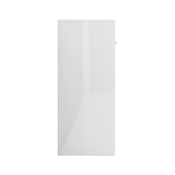 Buffet Blanc brillant 60x30x75 cm Aggloméré