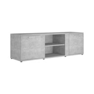 Meuble TV Gris béton 120x34x37 cm Aggloméré