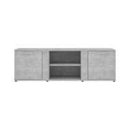 Meuble TV Gris béton 120x34x37 cm Aggloméré