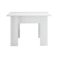 Table basse Blanc brillant 100 x 60 x 42 cm Aggloméré 