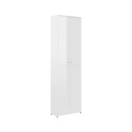 Garde-robe de couloir Blanc brillant 55x25x189 cm Aggloméré