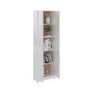 Garde-robe de couloir Blanc brillant 55x25x189 cm Aggloméré