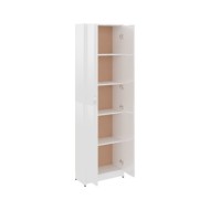 Garde-robe de couloir Blanc brillant 55x25x189 cm Aggloméré