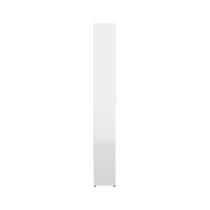 Garde-robe de couloir Blanc brillant 55x25x189 cm Aggloméré
