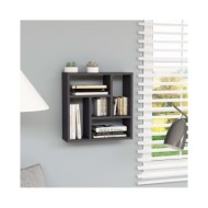 Étagère murale Gris 45,1x16x45,1 cm Aggloméré