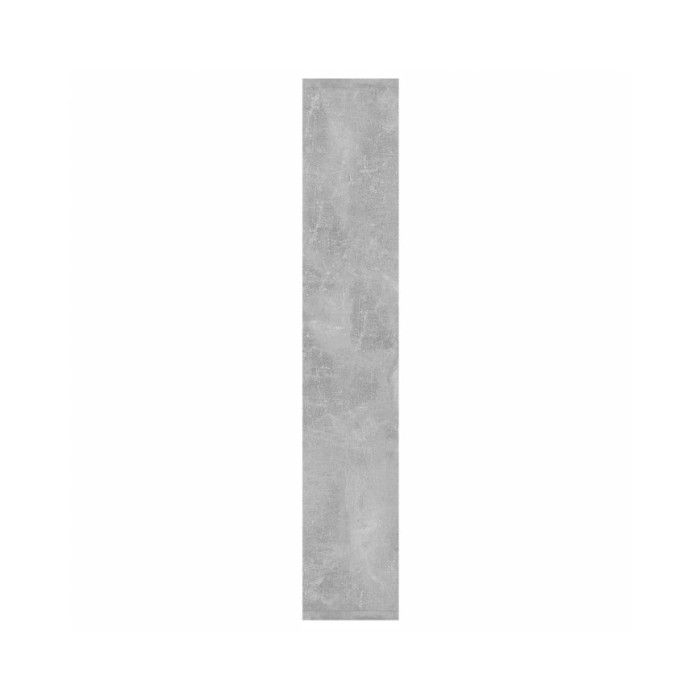 Étagère murale Gris béton 36x16x90 cm Aggloméré