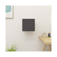 Meuble TV mural Gris brillant 30,5x30x30 cm