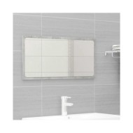 Ensemble de meubles de salle de bain 2 pcs Gris béton Aggloméré