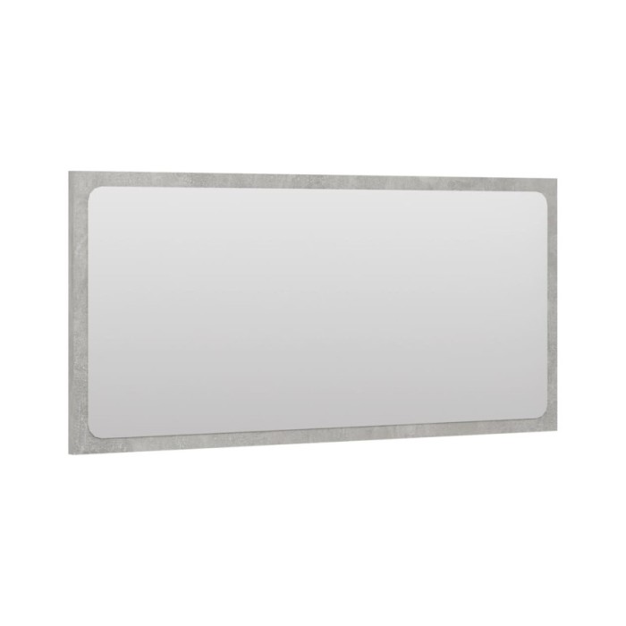 Ensemble de meubles de salle de bain 2 pcs Gris béton Aggloméré