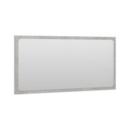 Ensemble de meubles de salle de bain 2 pcs Gris béton Aggloméré