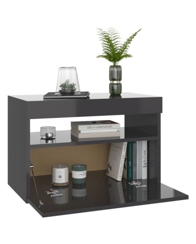 Ensemble de meubles de salle de bain 2 pcs Gris béton Aggloméré