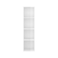 Meuble TV mural Blanc brillant 37x37x142,5 cm Aggloméré