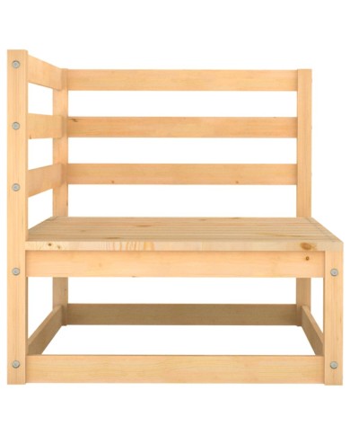 Salon de jardin 3 pcs Bois de pin massif