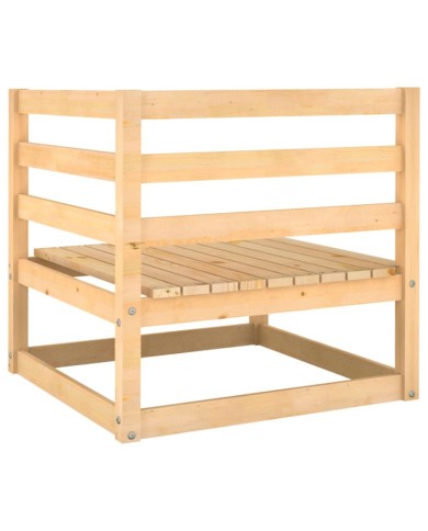 Salon de jardin 3 pcs Bois de pin massif