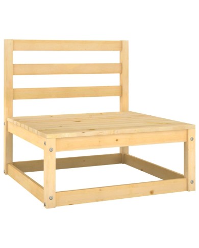 Salon de jardin 3 pcs Bois de pin massif