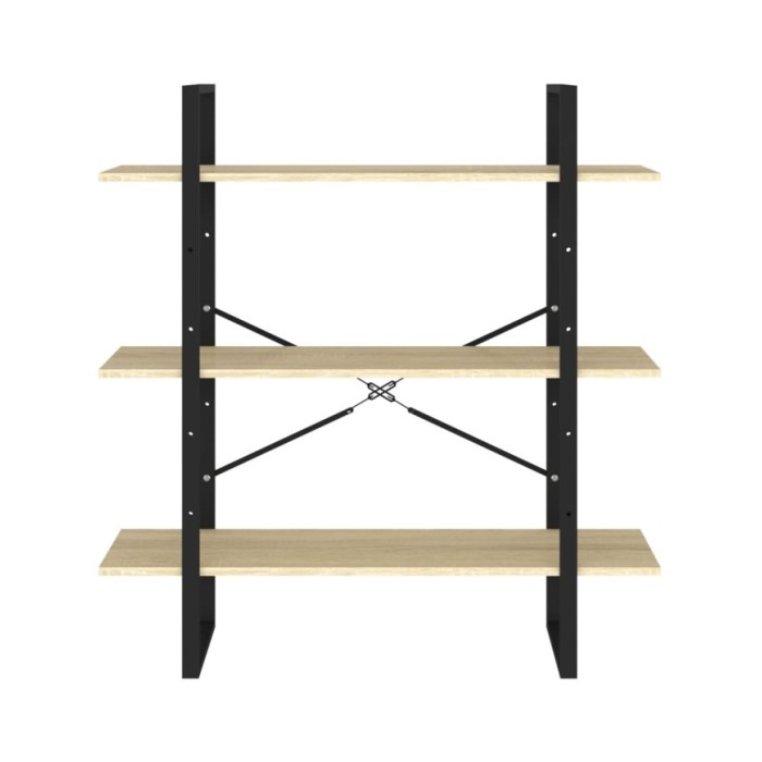 Bibliothèque Chêne sonoma 100x30x105 cm Aggloméré