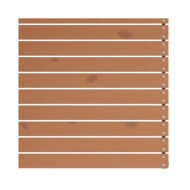 Canapés d'angle de jardin 2 pcs Marron miel Bois de pin massif