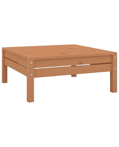 Salon de jardin 4 pcs Bois de pin massif Marron miel
