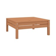 Salon de jardin 4 pcs Bois de pin massif Marron miel