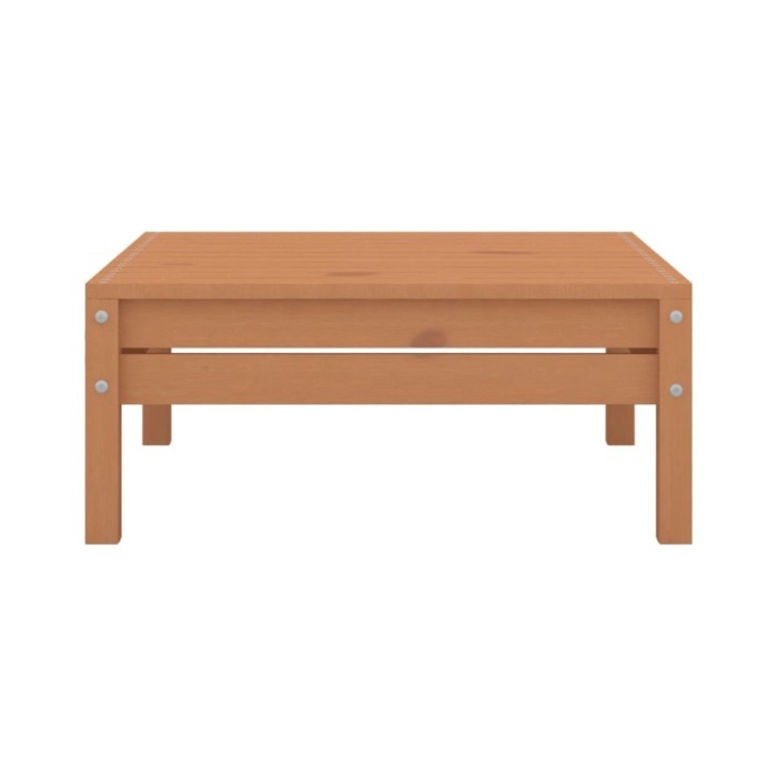Salon de jardin 4 pcs Bois de pin massif Marron miel