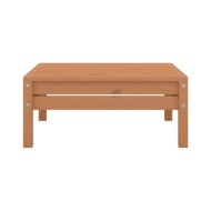 Salon de jardin 4 pcs Bois de pin massif Marron miel