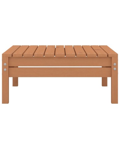 Salon de jardin 4 pcs Bois de pin massif Marron miel