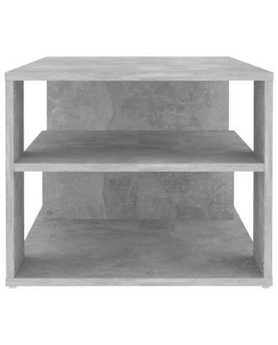 Table basse Gris béton 100x50x40 cm Aggloméré 