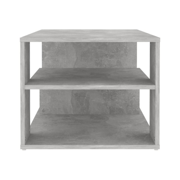 Table basse Gris béton 100x50x40 cm Aggloméré 