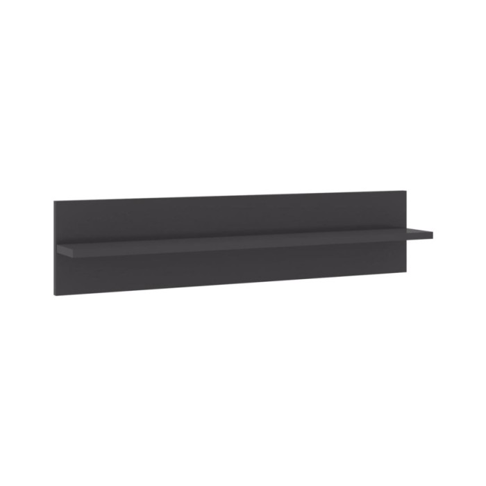 Étagères murales 4 pcs Gris brillant 80x11,5x18 cm Aggloméré