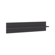 Étagères murales 4 pcs Gris brillant 80x11,5x18 cm Aggloméré
