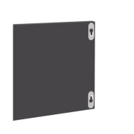 Étagères murales 4 pcs Gris brillant 80x11,5x18 cm Aggloméré