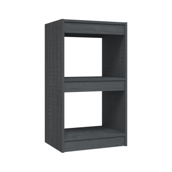 Bibliothèque Gris 40x30x71,5 cm Bois de pin massif