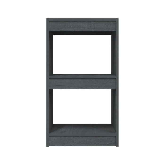 Bibliothèque Gris 40x30x71,5 cm Bois de pin massif